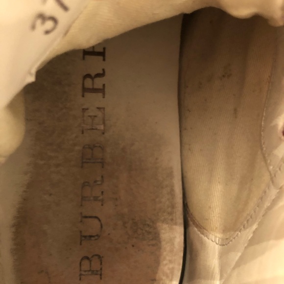 Burberry pink/red suede+leather sneakers (size 7) - Picture 7 of 7